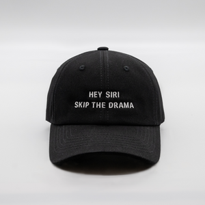 AAKSEL BASEBALL CAP HEY SIRI SKIP THE DRAMA