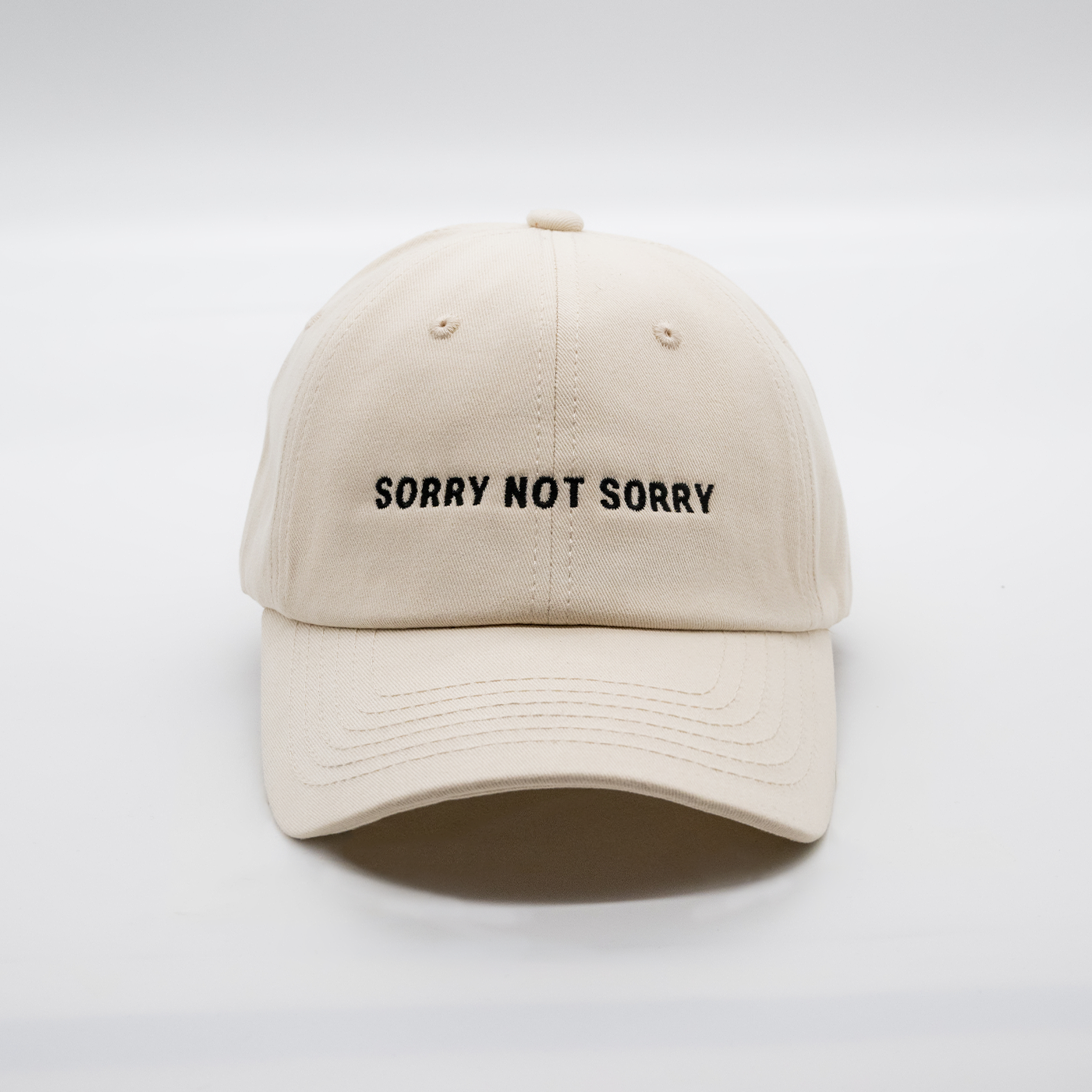 "SORRY NOT SORRY" BASEBALL CAP